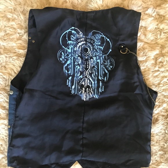 Mens Med Burningman Festival Steampunk Vest - Picture 2 of 3
